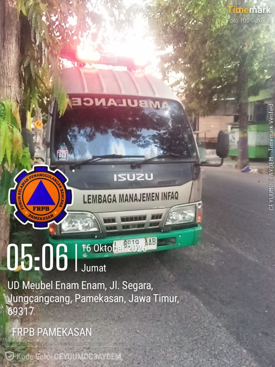 Pengantaran pasien kontrol dari jl. Segara