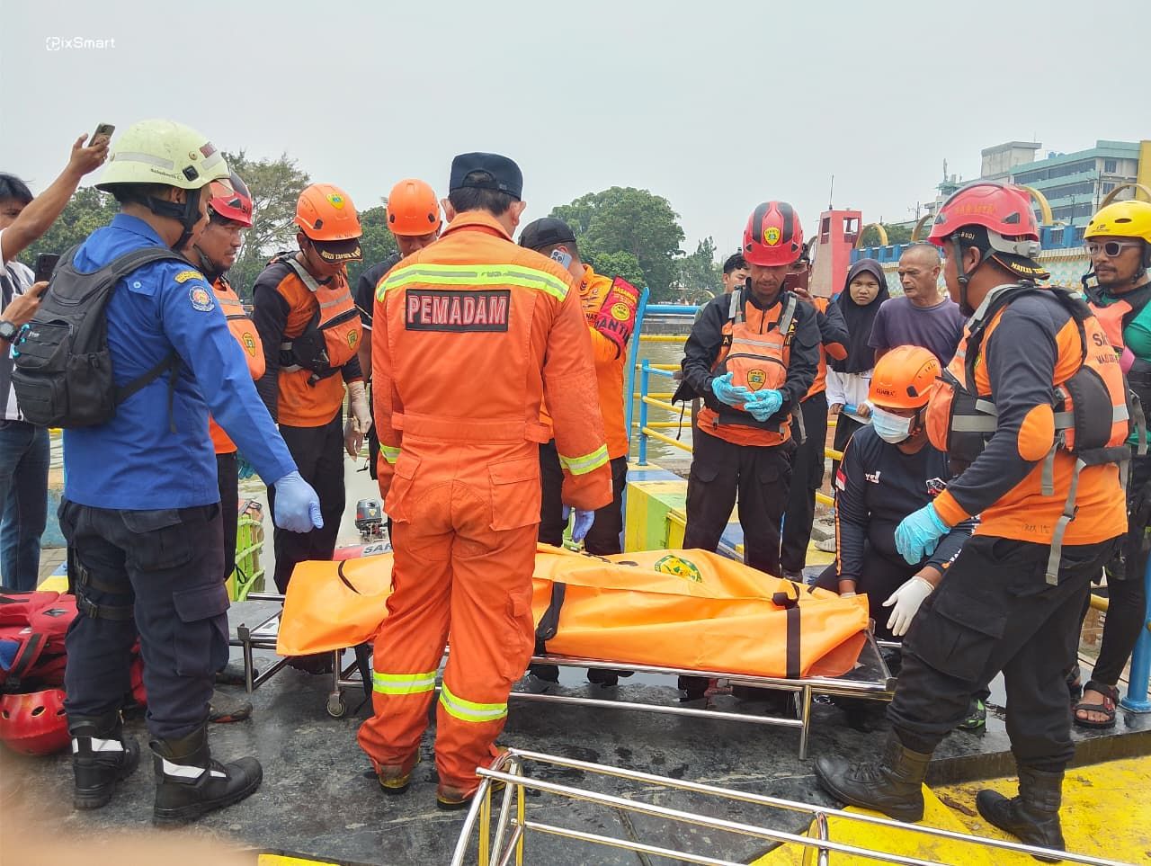 FRPB Depok Terjunkan Relawan dalam Operasi Pencarian Warga Tenggelam di Sungai Cisadane