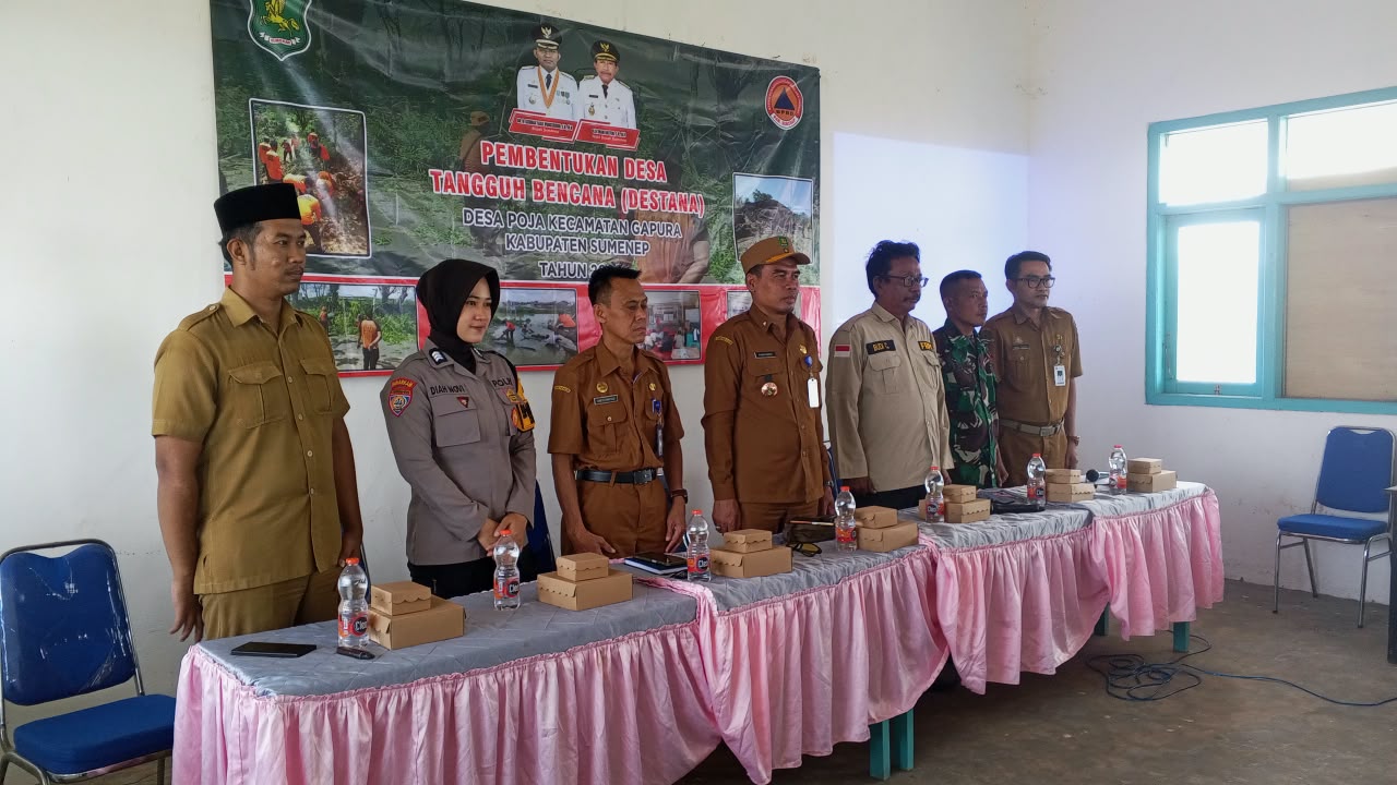 Desa Poja Bentuk Desa Tangguh Bencana, Perkuat Kesiapsiagaan Masyarakat Menghadapi Bencana